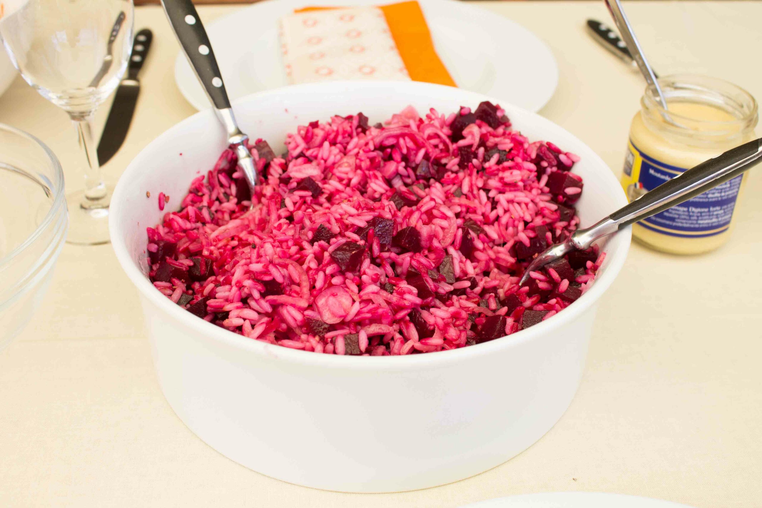 Rote Beete-Reis-Salat